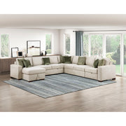8548*6SCACCLA (6)5-Piece Sectional with Reversible Chaise, Pull-out Bed, Hidden Storage and Click Motion Back - 8548*6SCACCLA