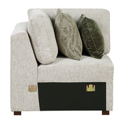 8548*6SCACCLA4 (6)5-Piece Sectional with Reversible Chaise, Pull-out Bed, Hidden Storage and Click Motion Back - 8548*6SCACCLA4