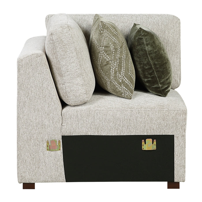 8548*6SCACCLA4 (6)5-Piece Sectional with Reversible Chaise, Pull-out Bed, Hidden Storage and Click Motion Back - 8548*6SCACCLA4