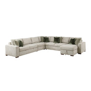 8548*6VC2ACR2ACLACA (6)5-Piece Sectional with Reversible Chaise and Pull-out Bed - 8548*6VC2ACR2ACLACA
