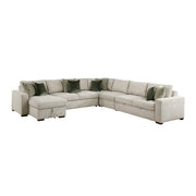 8548*6VC2ACR2ACLACA (6)5-Piece Sectional with Reversible Chaise and Pull-out Bed - 8548*6VC2ACR2ACLACA