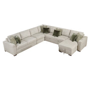 8548*6VC2ACR2ACLACA (6)5-Piece Sectional with Reversible Chaise and Pull-out Bed - 8548*6VC2ACR2ACLACA