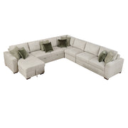 8548*6VC2ACR2ACLACA (6)5-Piece Sectional with Reversible Chaise and Pull-out Bed - 8548*6VC2ACR2ACLACA