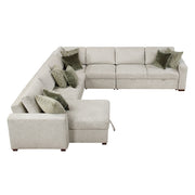 8548*6VC2ACR2ACLACA (6)5-Piece Sectional with Reversible Chaise and Pull-out Bed - 8548*6VC2ACR2ACLACA