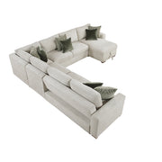 8548*6VC2ACR2ACLACA (6)5-Piece Sectional with Reversible Chaise and Pull-out Bed - 8548*6VC2ACR2ACLACA