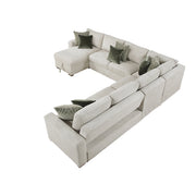 8548*6VC2ACR2ACLACA (6)5-Piece Sectional with Reversible Chaise and Pull-out Bed - 8548*6VC2ACR2ACLACA