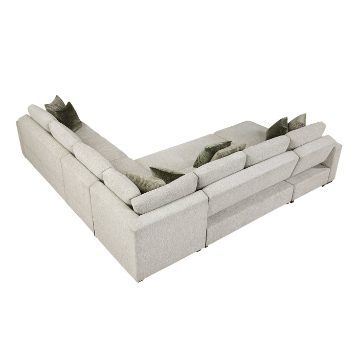 8548*6VC2ACR2ACLACA (6)5-Piece Sectional with Reversible Chaise and Pull-out Bed - 8548*6VC2ACR2ACLACA