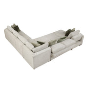 8548*6VC2ACR2ACLACA (6)5-Piece Sectional with Reversible Chaise and Pull-out Bed - 8548*6VC2ACR2ACLACA