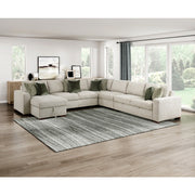 8548*6VC2ACR2ACLACA (6)5-Piece Sectional with Reversible Chaise and Pull-out Bed - 8548*6VC2ACR2ACLACA