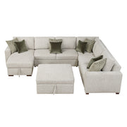 8548*6VC2ACR2ACLAOT (6)5-Piece Sectional with Reversible Chaise, Pull-out Bed and Ottoman - 8548*6VC2ACR2ACLAOT