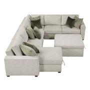 8548*6VC2ACR2ACLAOT (6)5-Piece Sectional with Reversible Chaise, Pull-out Bed and Ottoman - 8548*6VC2ACR2ACLAOT