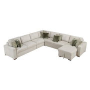 8548*6VCCR22AACA (6)5-Piece Sectional with Convertible and Reversible Chaise,  Hidden Storage, Click Motion Back - 8548*6VCCR22AACA