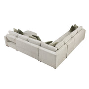 8548*6VCCR22AACA (6)5-Piece Sectional with Convertible and Reversible Chaise,  Hidden Storage, Click Motion Back - 8548*6VCCR22AACA