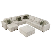 8548*7VC2ACR2ACLACAOT (7)6-Piece Sectional with Reversible Chaise, Pull-out Bed and Ottoman - 8548*7VC2ACR2ACLACAOT