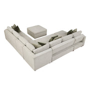 8548*7VC2ACR2ACLACAOT (7)6-Piece Sectional with Reversible Chaise, Pull-out Bed and Ottoman - 8548*7VC2ACR2ACLACAOT