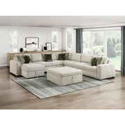 8548*7VC2ACR2ACLACAOT (7)6-Piece Sectional with Reversible Chaise, Pull-out Bed and Ottoman - 8548*7VC2ACR2ACLACAOT