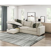8548-VCCL Convertible Armless Storage Chaise with Click Motion Back - 8548-VCCL