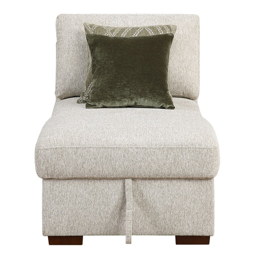 8548-VCCL Convertible Armless Storage Chaise with Click Motion Back - 8548-VCCL