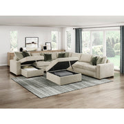 8548-VCCL Convertible Armless Storage Chaise with Click Motion Back - 8548-VCCL