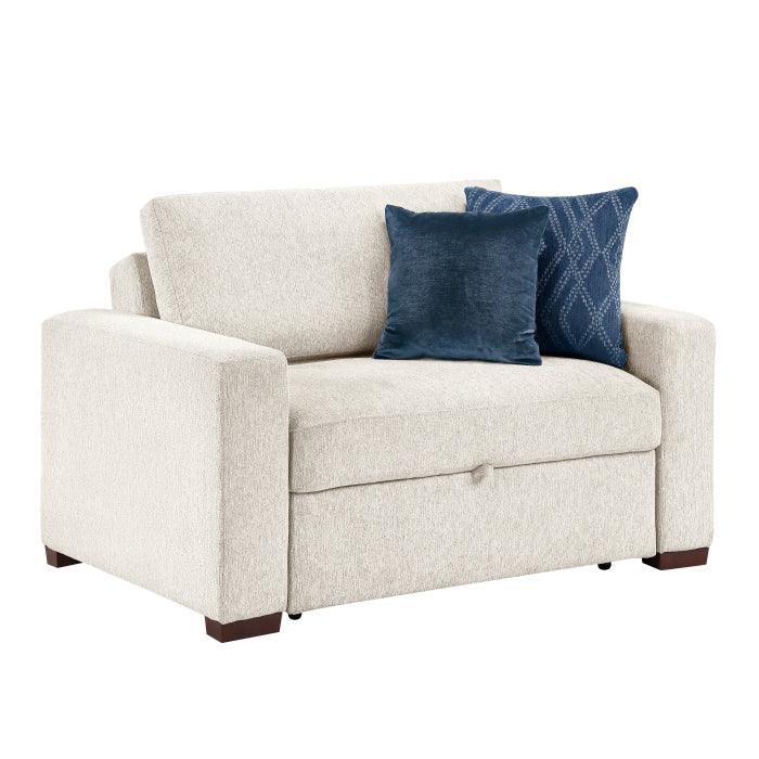 8548BE-215ACLA* (2)Convertible Chair and a half with Pull-out Bed, Click Motion Back and Two Track Arms - 8548BE-215ACLA*