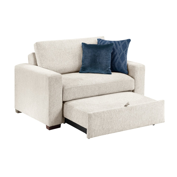 8548BE-215ACLA* (2)Convertible Chair and a half with Pull-out Bed, Click Motion Back and Two Track Arms - 8548BE-215ACLA*