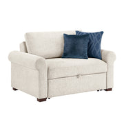 8548BE-215ACLA4* (2)Convertible Chair and Half with Pull-out Bed, Click Motion Back and Two Roll Arms - 8548BE-215ACLA4*