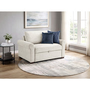 8548BE-215ACLA4* (2)Convertible Chair and Half with Pull-out Bed, Click Motion Back and Two Roll Arms - 8548BE-215ACLA4*