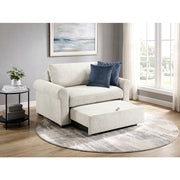 8548BE-215ACLA4* (2)Convertible Chair and Half with Pull-out Bed, Click Motion Back and Two Roll Arms - 8548BE-215ACLA4*