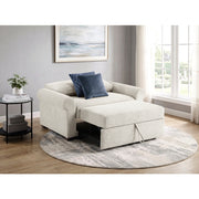 8548BE-215ACLA4* (2)Convertible Chair and Half with Pull-out Bed, Click Motion Back and Two Roll Arms - 8548BE-215ACLA4*