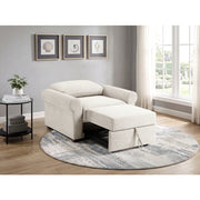 8548BE-2ACCLA4* (2)Convertible Chair with Pull-out Bed, Click Motion Back and Two Roll Arms - 8548BE-2ACCLA4*