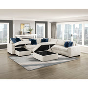 8548BE-2ACL Convertible Armless 2-Seater with Pull-out Bed and Click Motion Back - 8548BE-2ACL