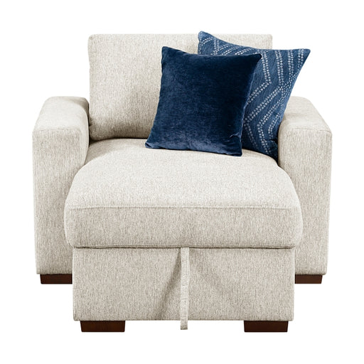 8548BE*2VCA (2)Convertible Chaise Lounge with Arms and Hidden Storage, Click Motion Back - 8548BE*2VCA