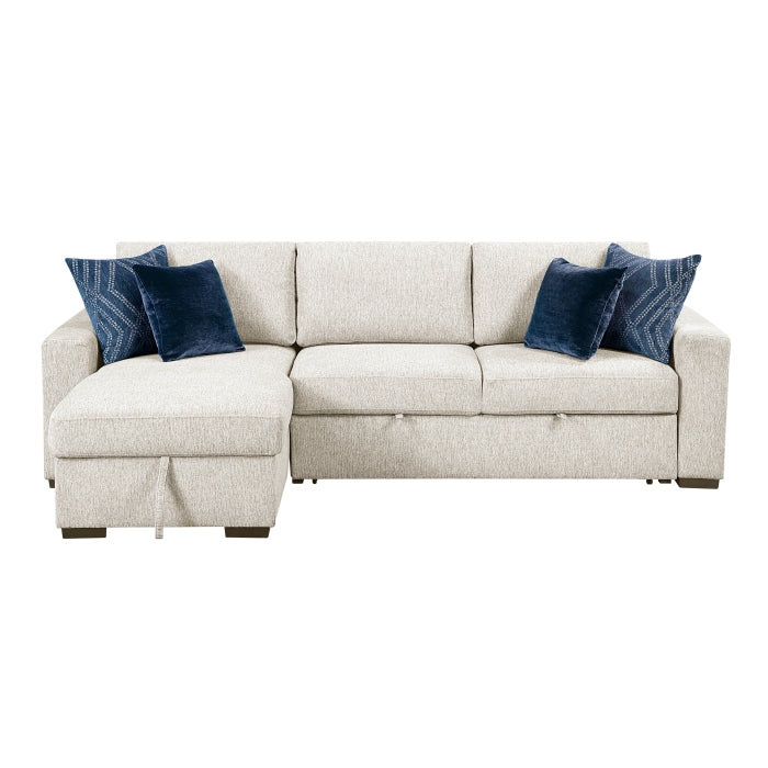 8548BE*3VC2AA (3)2-Piece Sectional with Convertible and Reversible Chaise,  Hidden Storage, Click Motion Back - 8548BE*3VC2AA