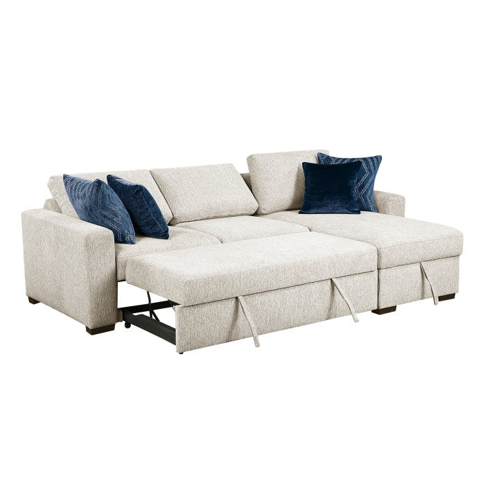 8548BE*3VC2AA (3)2-Piece Sectional with Convertible and Reversible Chaise,  Hidden Storage, Click Motion Back - 8548BE*3VC2AA