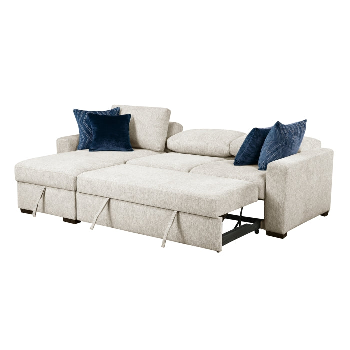 8548BE*3VC2AA (3)2-Piece Sectional with Convertible and Reversible Chaise,  Hidden Storage, Click Motion Back - 8548BE*3VC2AA