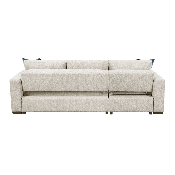 8548BE*3VC2ACLA (3)2-Piece Sectional with Reversible Chaise, Pull-out Bed and Hidden Storage, Click Motion Back - 8548BE*3VC2ACLA