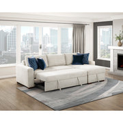 8548BE*3VC2ACLA (3)2-Piece Sectional with Reversible Chaise, Pull-out Bed and Hidden Storage, Click Motion Back - 8548BE*3VC2ACLA