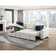8548BE*3VC2ACLA (3)2-Piece Sectional with Reversible Chaise, Pull-out Bed and Hidden Storage, Click Motion Back - 8548BE*3VC2ACLA