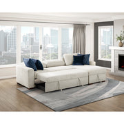 8548BE*3VC2ACLA (3)2-Piece Sectional with Reversible Chaise, Pull-out Bed and Hidden Storage, Click Motion Back - 8548BE*3VC2ACLA