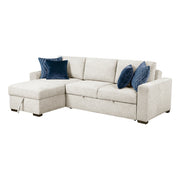 8548BE*3VC2ACLA (3)2-Piece Sectional with Reversible Chaise, Pull-out Bed and Hidden Storage, Click Motion Back - 8548BE*3VC2ACLA