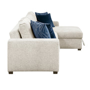8548BE*3VC2ACLA (3)2-Piece Sectional with Reversible Chaise, Pull-out Bed and Hidden Storage, Click Motion Back - 8548BE*3VC2ACLA