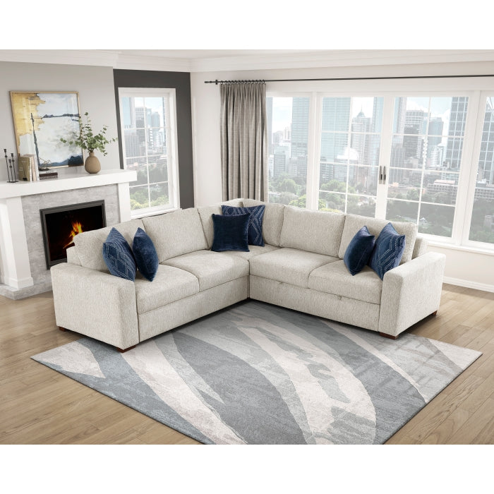 8548BE*42ACLCR2AA (4)3-Piece Sectional with Pull-out Bed - 8548BE*42ACLCR2AA