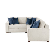 8548BE*4SC15ACLA (4)3-Piece Sectional with Pull-out Bed and Click Motion Back - 8548BE*4SC15ACLA