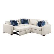 8548BE*4SC15ACLA (4)3-Piece Sectional with Pull-out Bed and Click Motion Back - 8548BE*4SC15ACLA