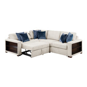 8548BE*4SC15ACLA2 (4)3-Piece Sectional with Pull-out Bed and Click Motion Back - 8548BE*4SC15ACLA2