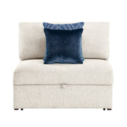 8548BE*4SC15ACLA2 (4)3-Piece Sectional with Pull-out Bed and Click Motion Back - 8548BE*4SC15ACLA2