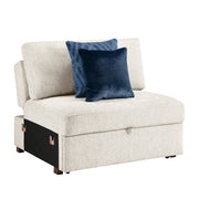 8548BE*4SC15ACLA2 (4)3-Piece Sectional with Pull-out Bed and Click Motion Back - 8548BE*4SC15ACLA2