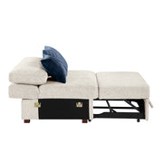 8548BE*4SC15ACLA2 (4)3-Piece Sectional with Pull-out Bed and Click Motion Back - 8548BE*4SC15ACLA2