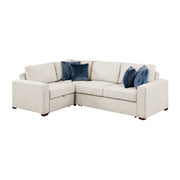 8548BE*4SCACCLA (4)3-Piece Sectional with Pull-out Bed and Click Motion Back - 8548BE*4SCACCLA