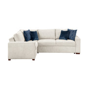 8548BE*4SCACCLA (4)3-Piece Sectional with Pull-out Bed and Click Motion Back - 8548BE*4SCACCLA